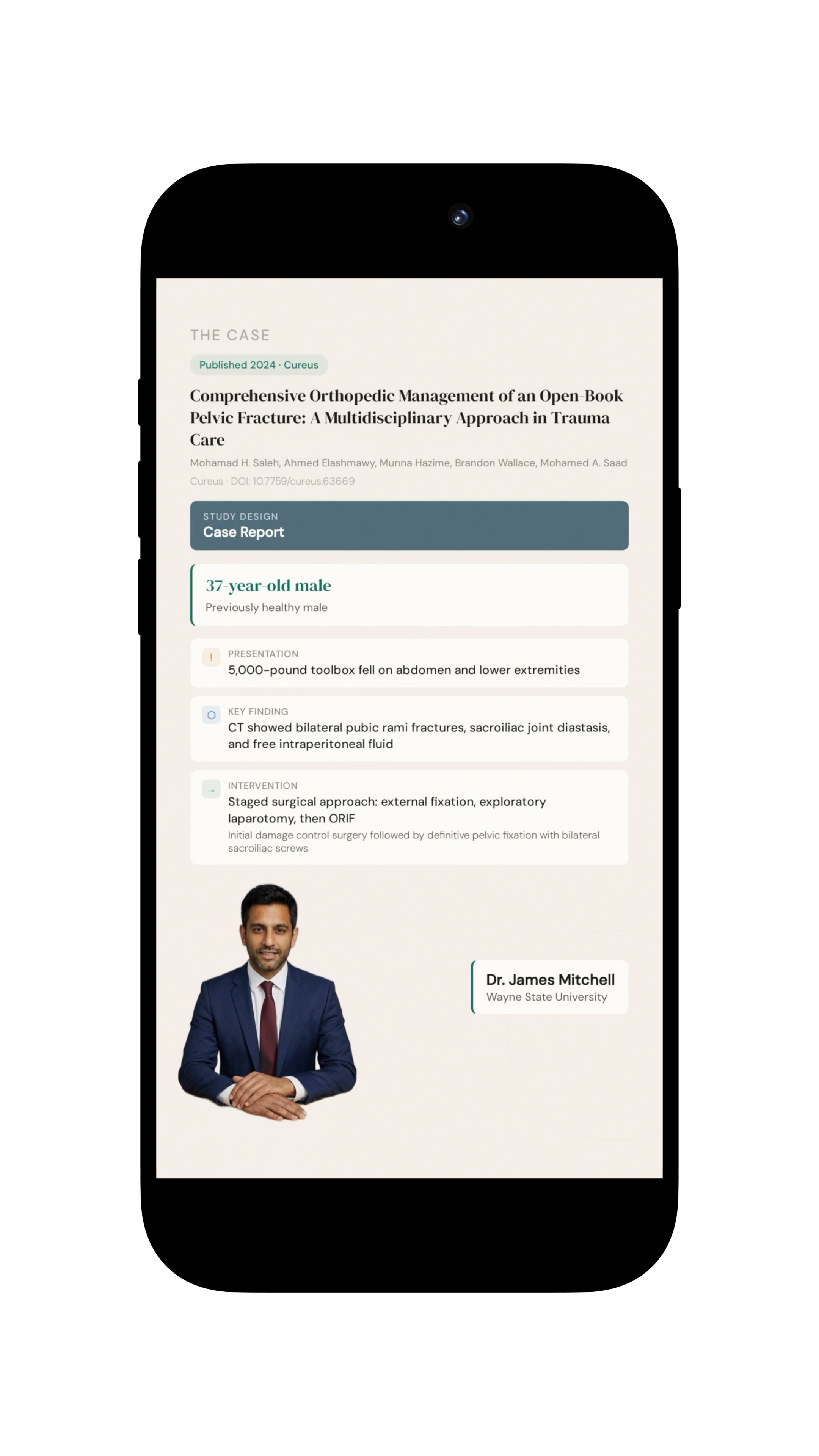 Open-book pelvic fracture management